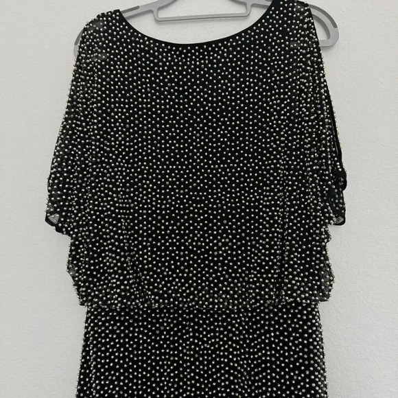 Xscape Womens Mirror Ball Sequined Evening Cocktail And Party Dress Gown Size 6 - Picture 10 of 10